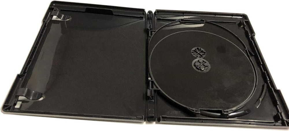 Durable Black 4K UHD Blu-ray Case for 3 Discs - Official Replacement Case