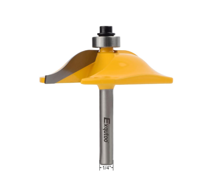 Fresa de carpintería para panel elevado, 1/4", diámetro 2-1/2"