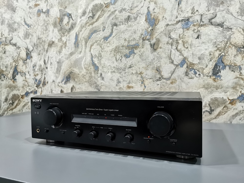Sony TA-FE570 Stereo Integrated Amplifier Black - Hifi Separate
