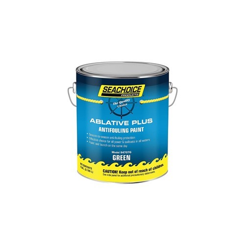 Seachoice 94707G Ablative Plus Premium Antifouling Paint, Green Gallon YPM259/1