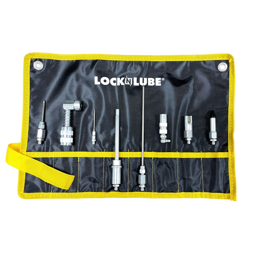 LockNLube 8-Piece Quick-Connect Greasing Accessory Kit
