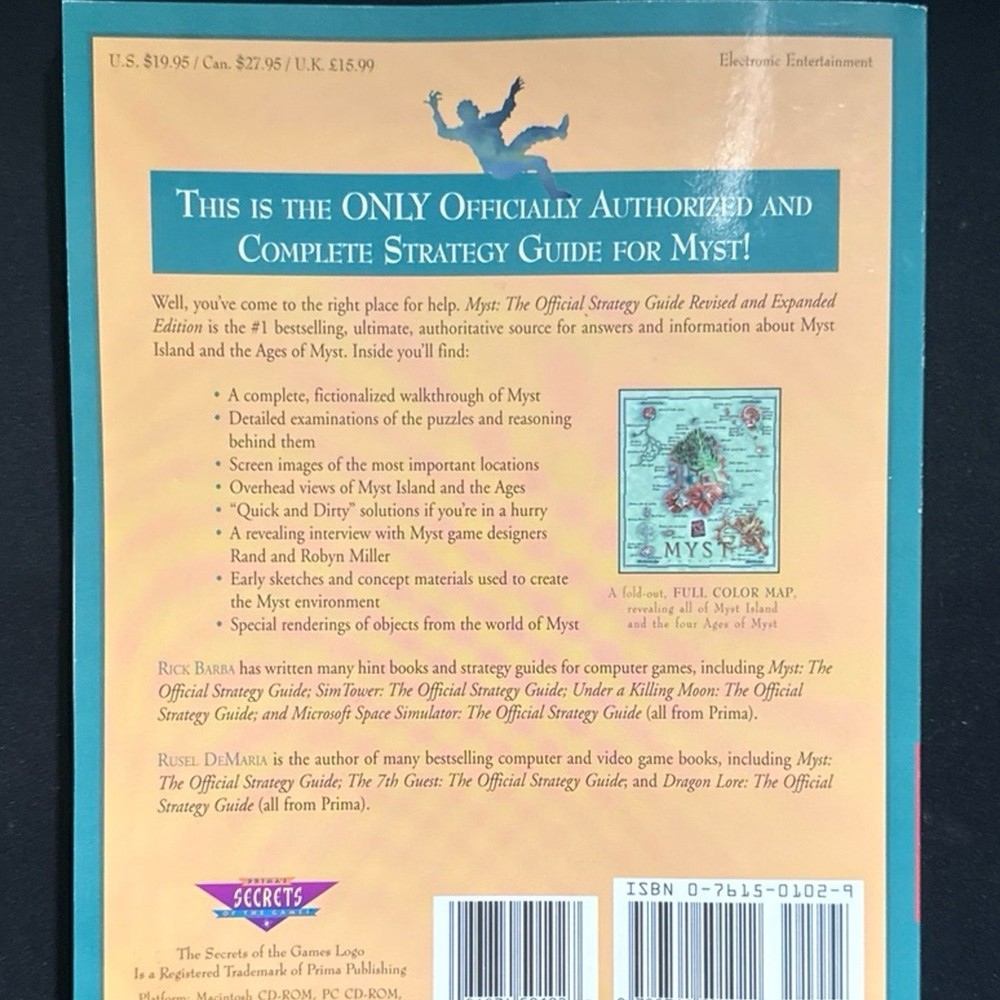 Myst Revised and Expanded Edition The Official Strategy Guide Prima's With Map