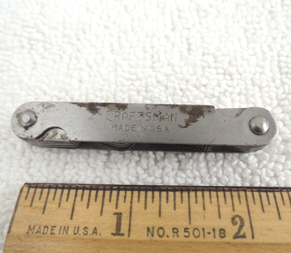 Vintage Machinists' "Craftsman" Thread Gauge