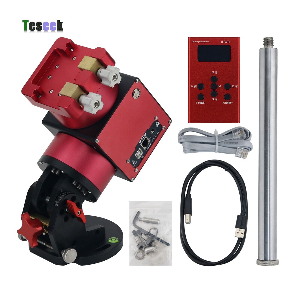 JUWEI-17 Harmonic Equatorial Mount (with Dovetail Groove) + Hand Controller te12