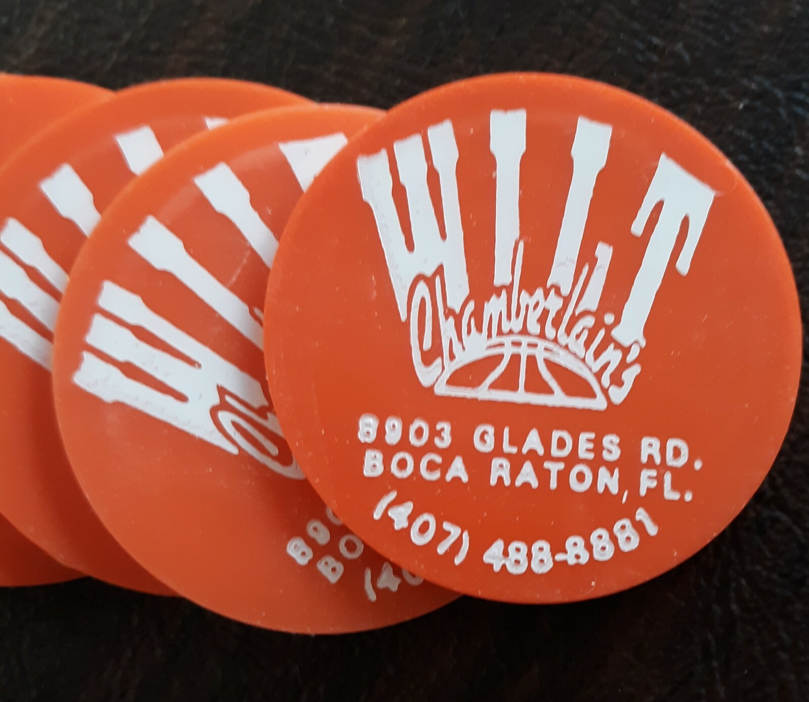 Wilt Chamberlain Restaurant ONE (1) Drink Token