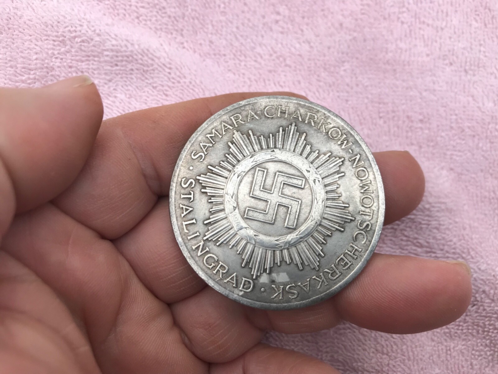 Large 14th Panzer Division Battles GERMAN WWII COMMEMORATIVE COIN
