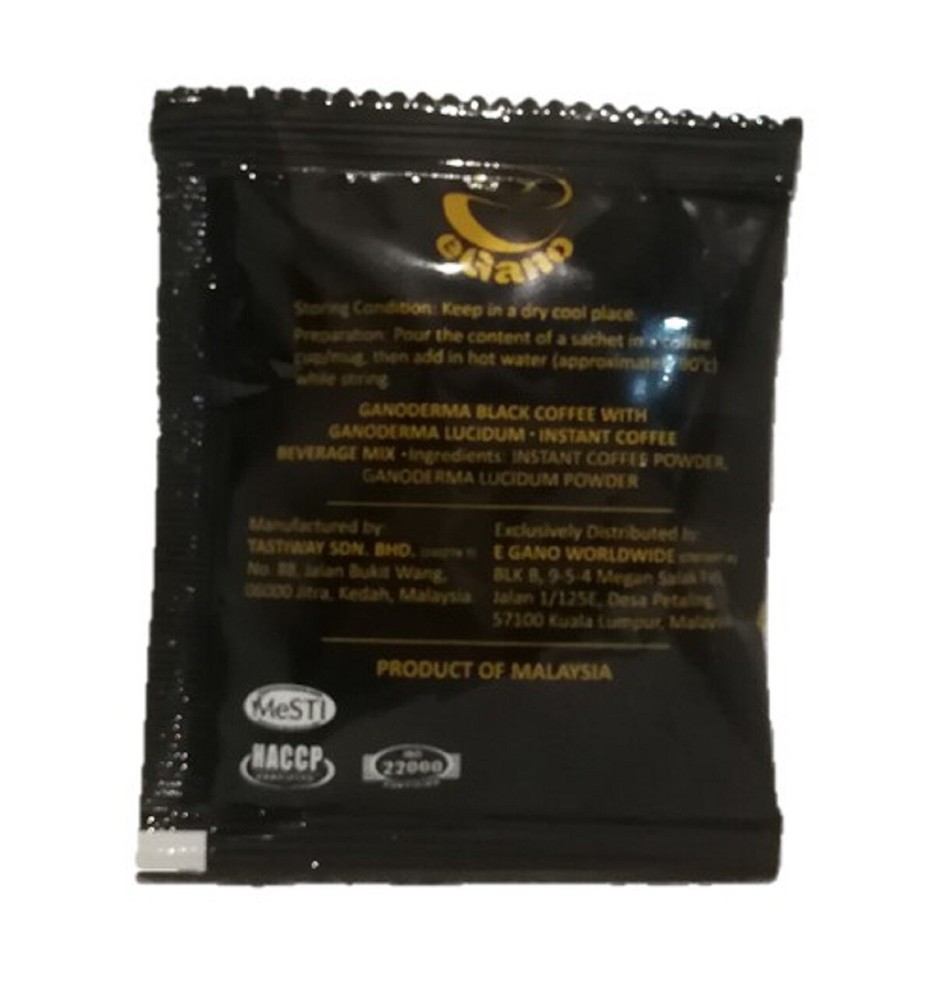 eGano 6 Box Premium Ganoderma Black Coffee Exp 2025 Expedited