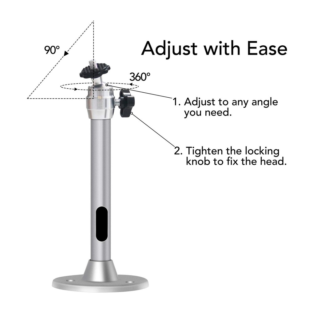 Mini Ceiling Projector Mount - for Projectors CCTV DVR Cameras - Compatible w...