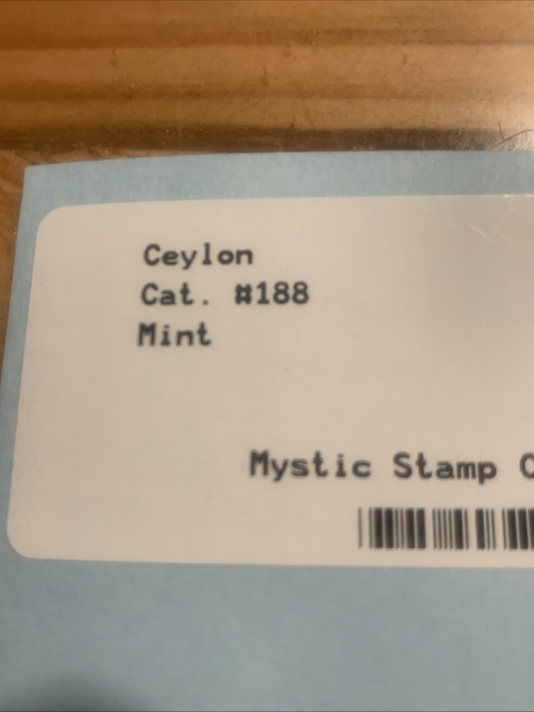 CEYLON POSTAGE 188 MINT 1905