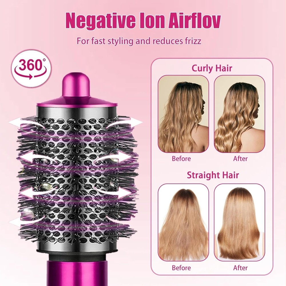 Large Round Volumizing Brush for Dyson Airwrap, Large Round Brush Attachment Com