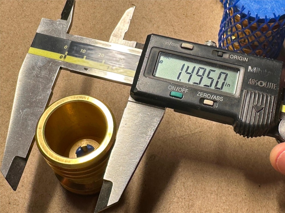 Wabtec Emergency Accelerated Release Spool Valve Brass for ABDX Control Valve