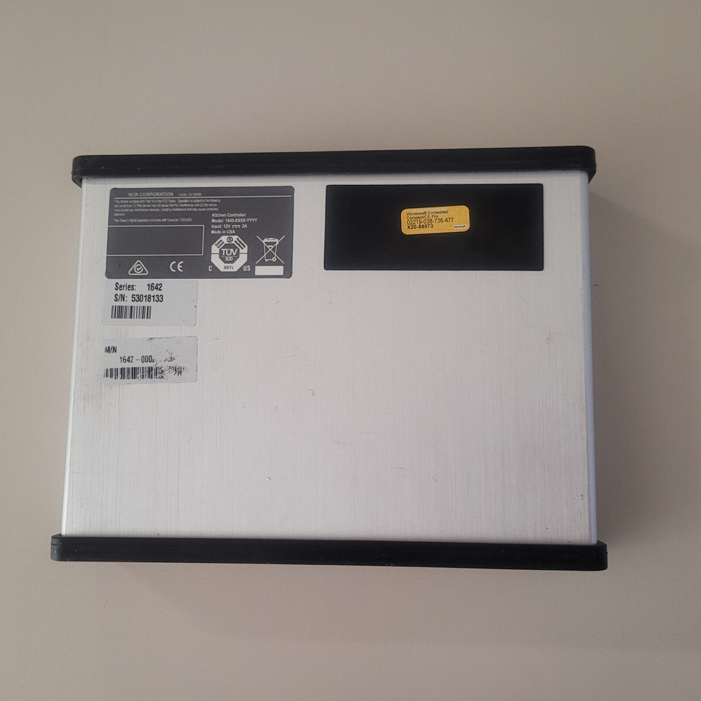 NCR 1642 POS KITCHEN CONTROLLER RED BUTTON