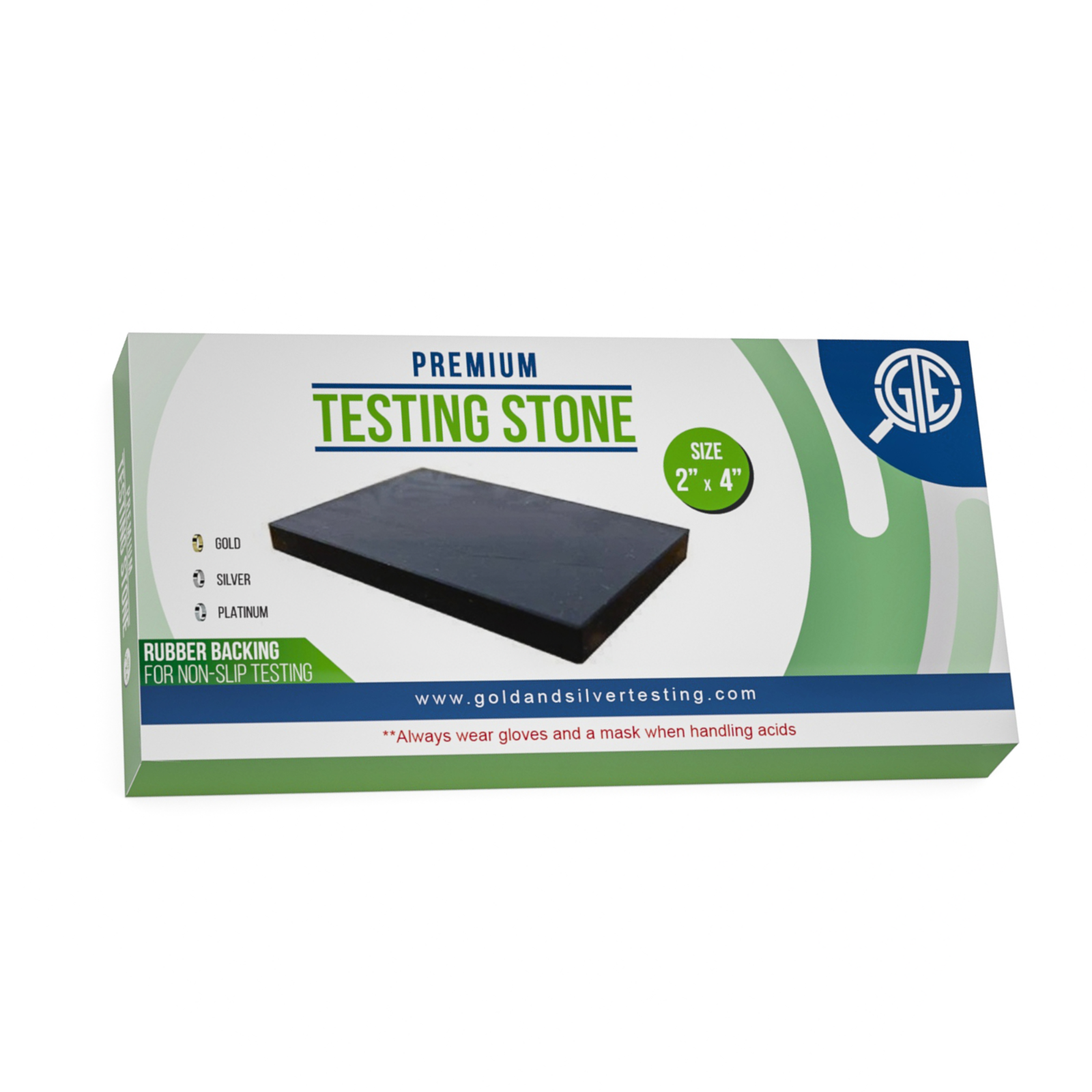 GOLD/SILVER Test Acid Tester Kit 10k 14k .999 .925 Sterling Testing Stone Detect