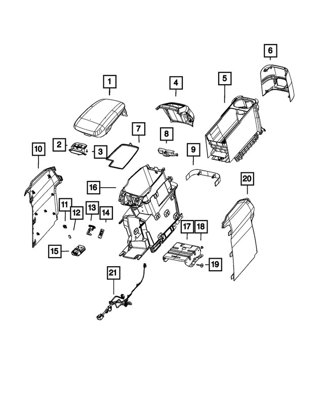 Genuine Mopar Power Outlet 68476797ab