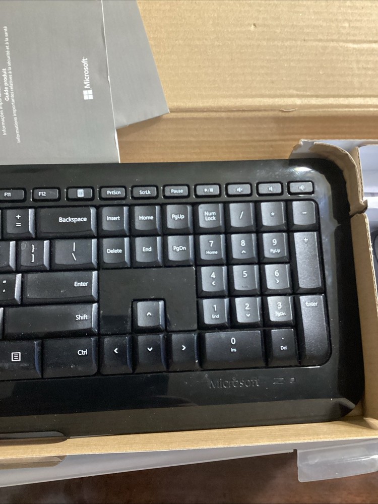 Microsoft Keyboard/Mouse PY9-00001 Desktop 850 Combo Wireless Missing USB