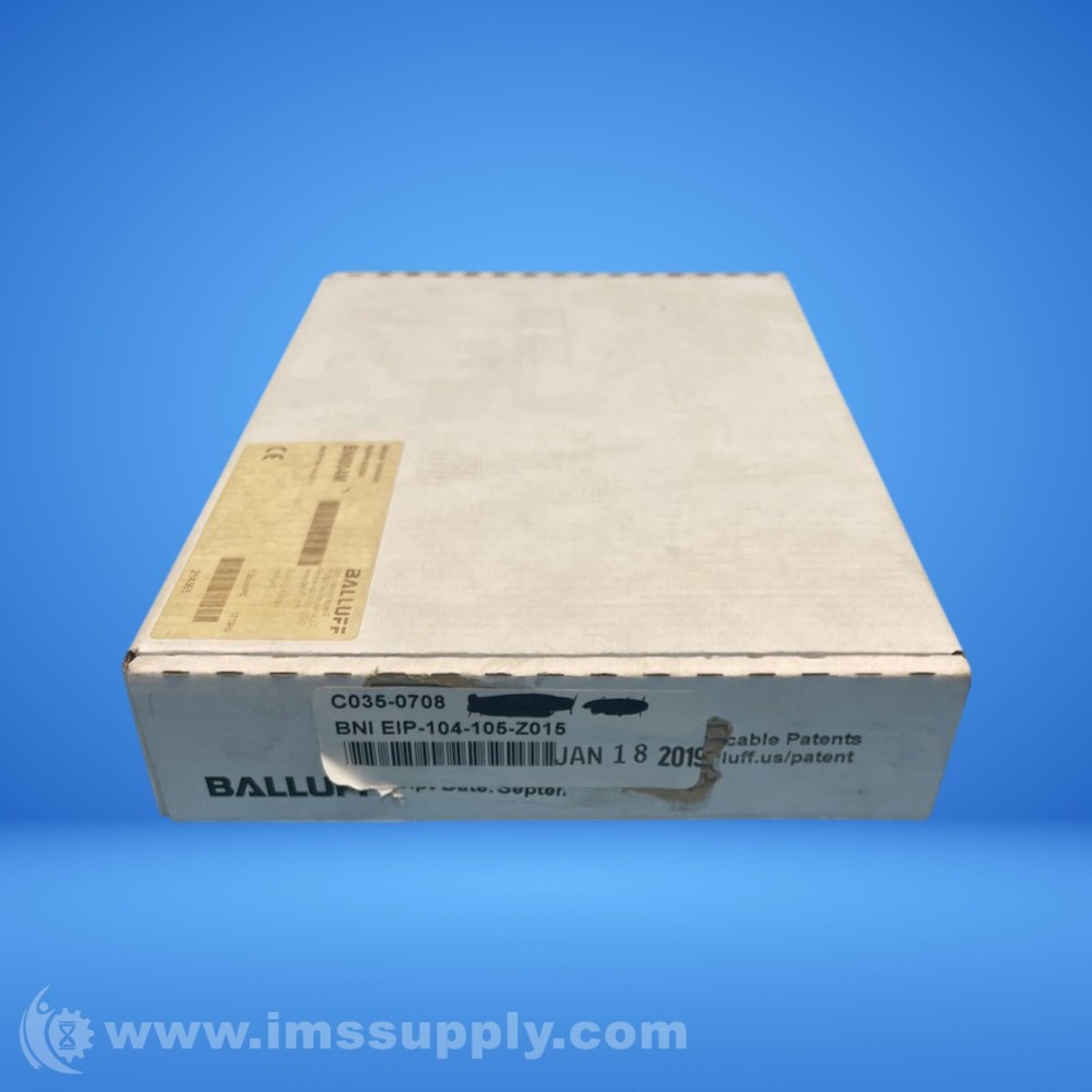 Balluff BNI004M Ethernet Input Module FNOB