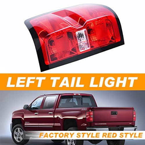Tail Light Assembly Compatible with 2014-2015 Chevy 14-15 Left Driver Side