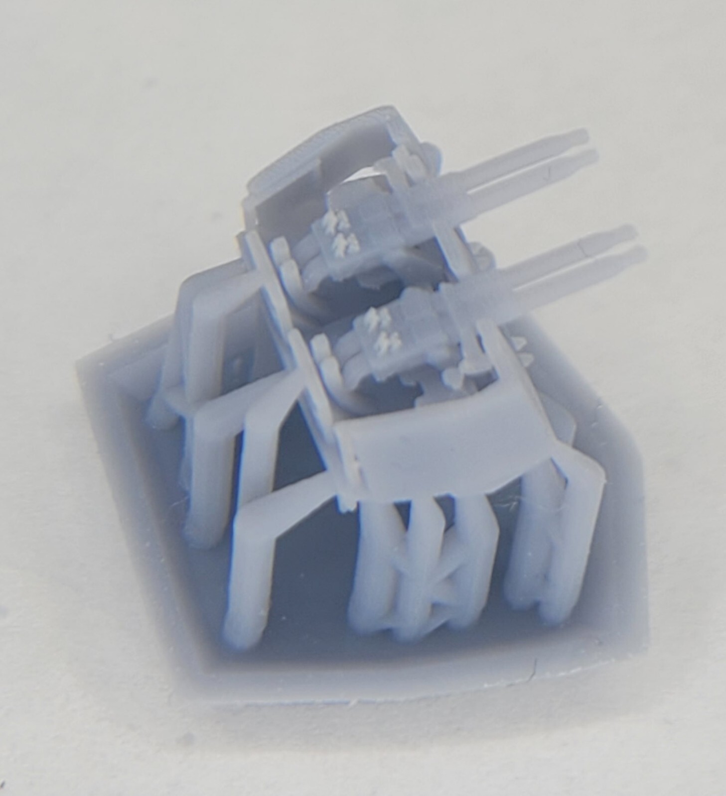 1/350 3D Printed Quad 40mm Bofors AA Guns W Shield X 6 3D Printed