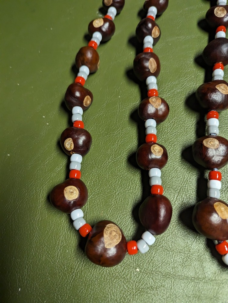 Ohio State Buckeye necklace