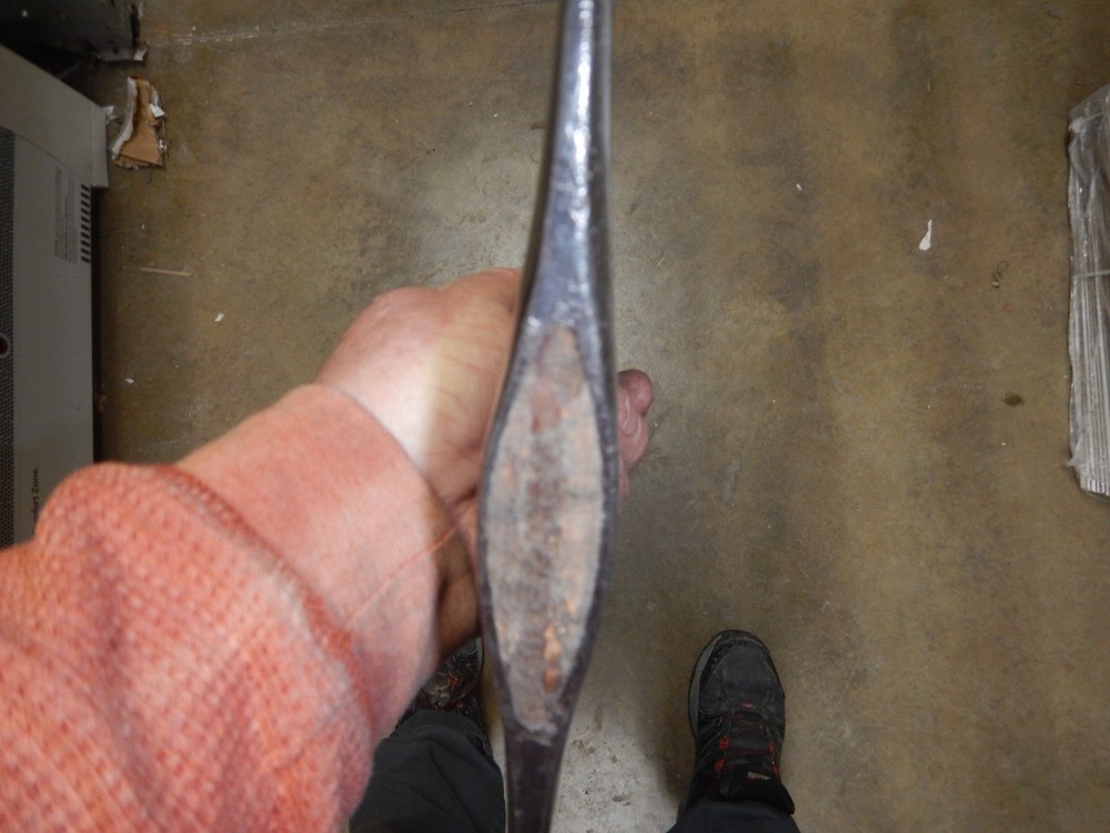 Vintage Keen Kutter 4 pound Double bit axe with straight Handle