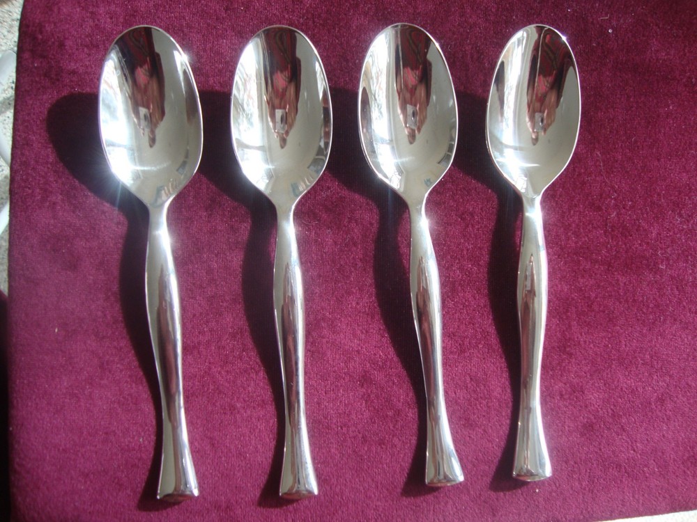 4 Yamazaki Seasons Stainless Place Spoons