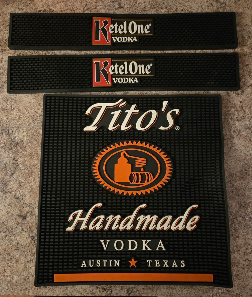 Titos And Kettle One Bar Mats
