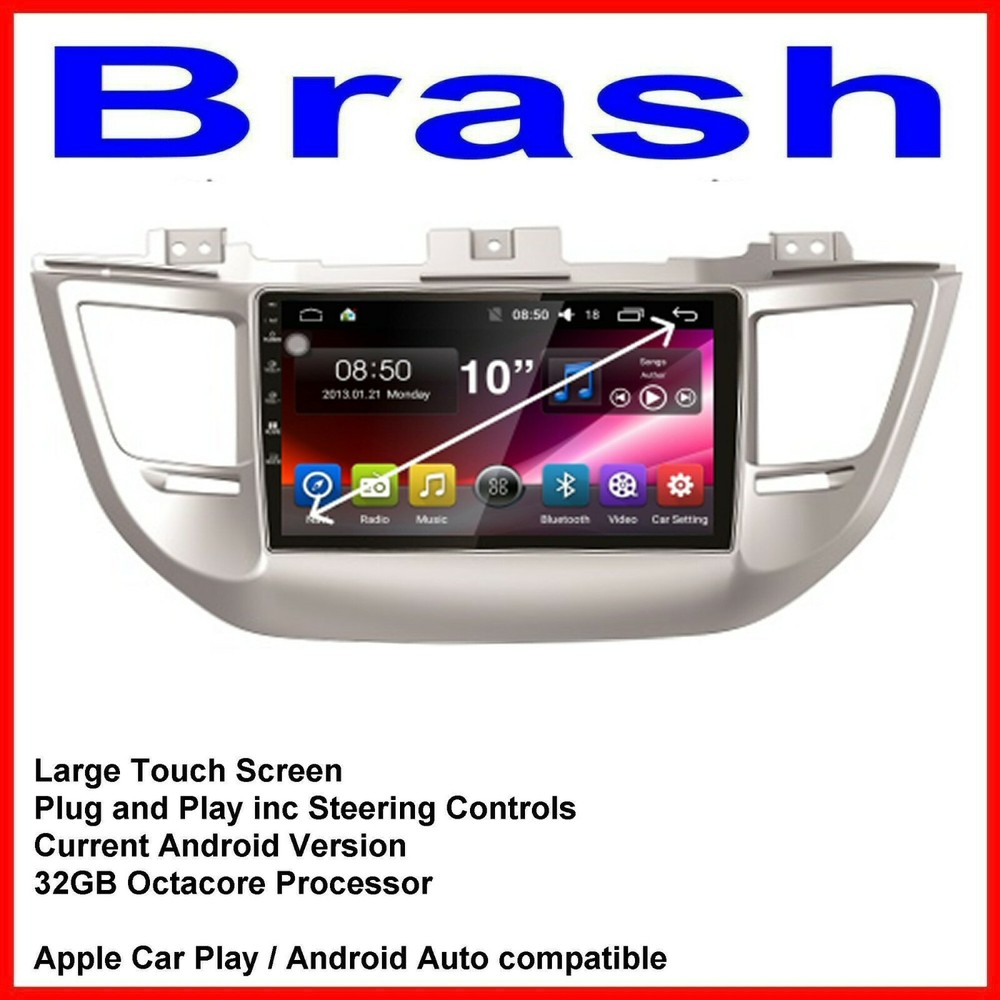 TUSCON 2015-19 GPS BLUETOOTH WIRELESS APPLE CARPLAY ANDROID AUTO CAMERA DAB+ DVR