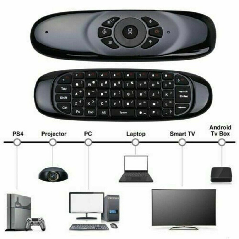 Voice Remote Google Control Air Mouse Bluetooth/USB for PC Android Smart TV Box