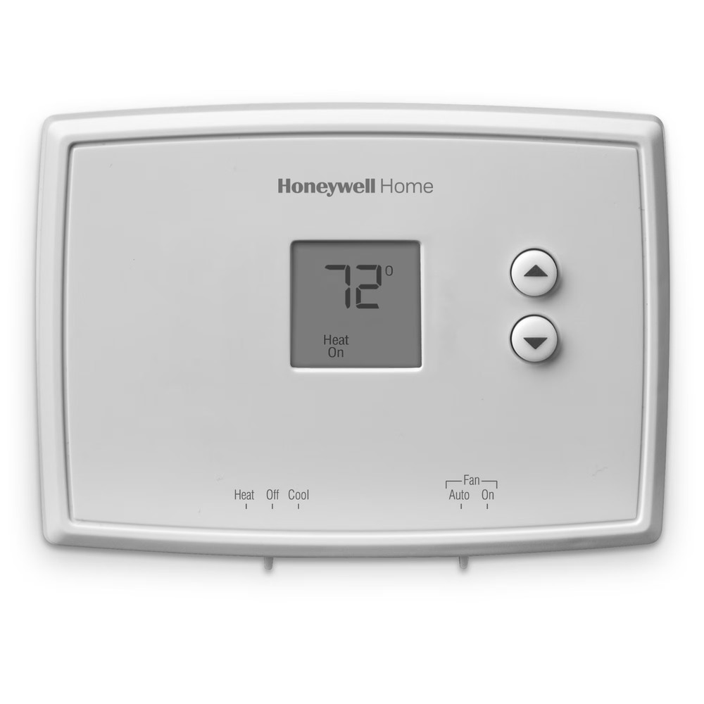 Best Non Programmable Thermostat Digital Button Control Easy Install