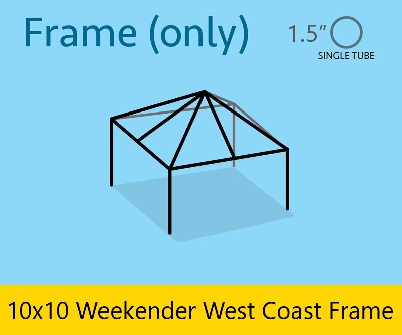 Replacement Steel Frame For West Coast Frame Tent 10x10 Event Party Gazebo