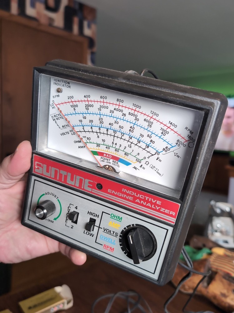 SUNTUNE Inductive Engine Analyzer Model CP7673 USED