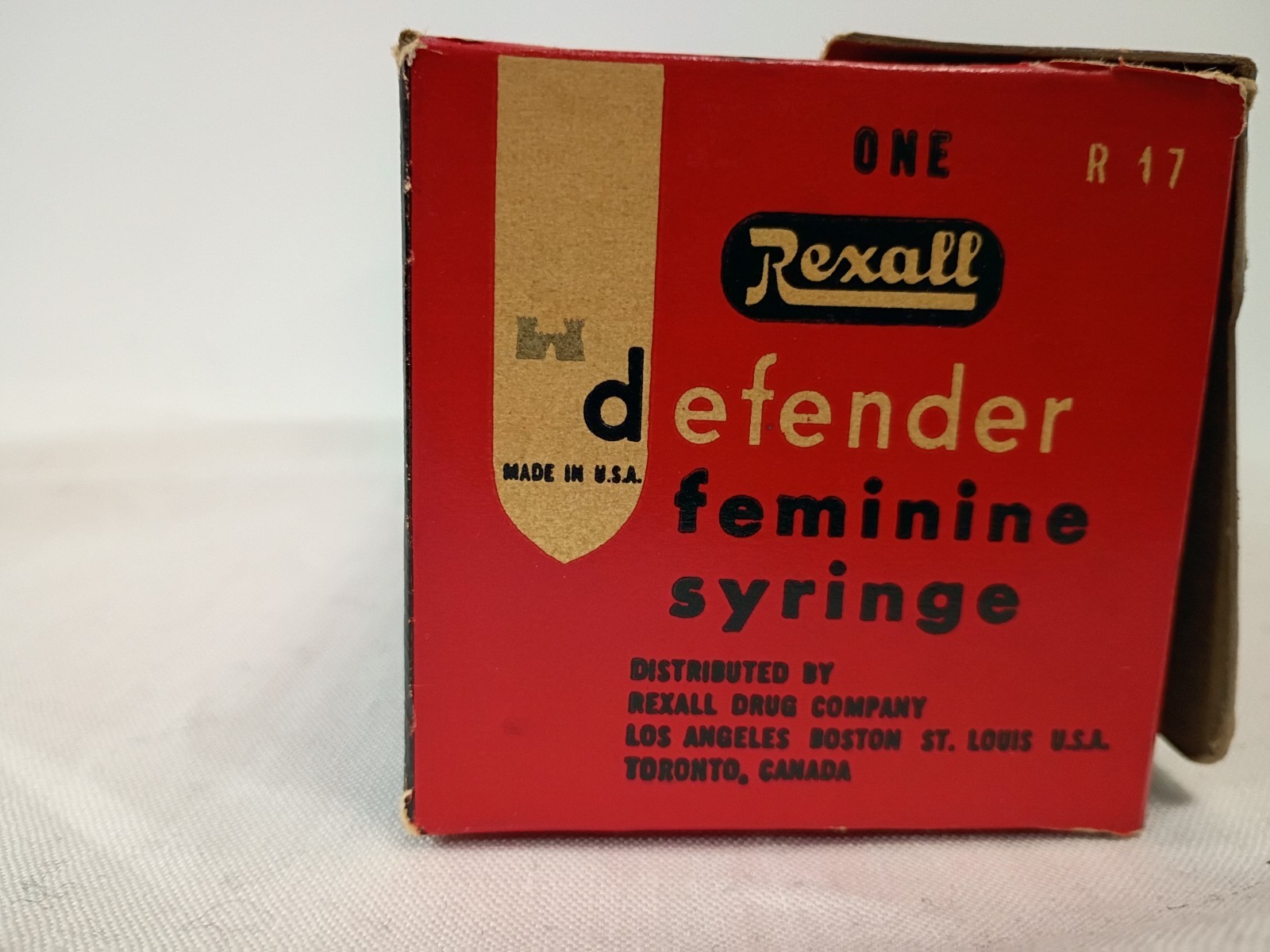 Vintage Rexall Defender Douche Bulb Syringe