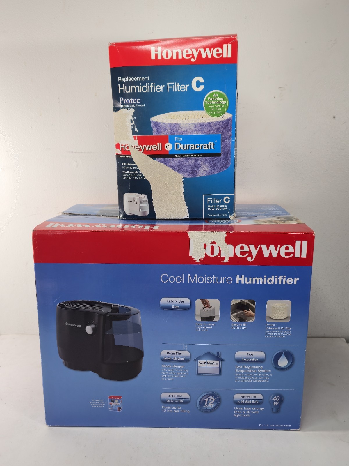 RARE Honeywell Cool Moisture Humidifer HCM-890 BTG W/ Filter - Lightly Used