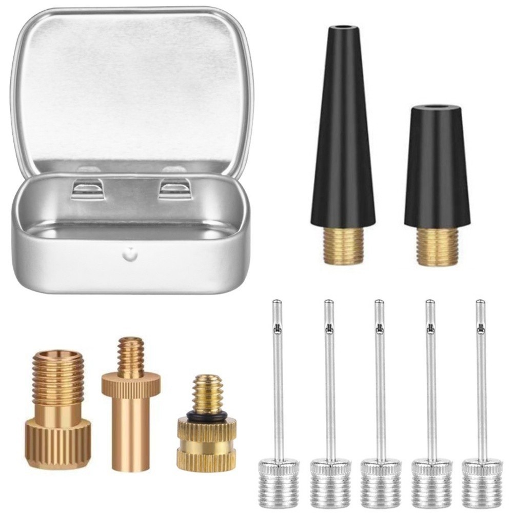 Bicycle Valve Adapter Pack 10pcs Compatible with Various Inflatable Valves