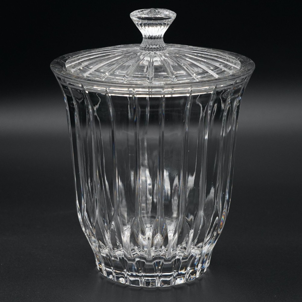 Mikasa Park Lane Biscuit Barrel & Lid Ribbed Design