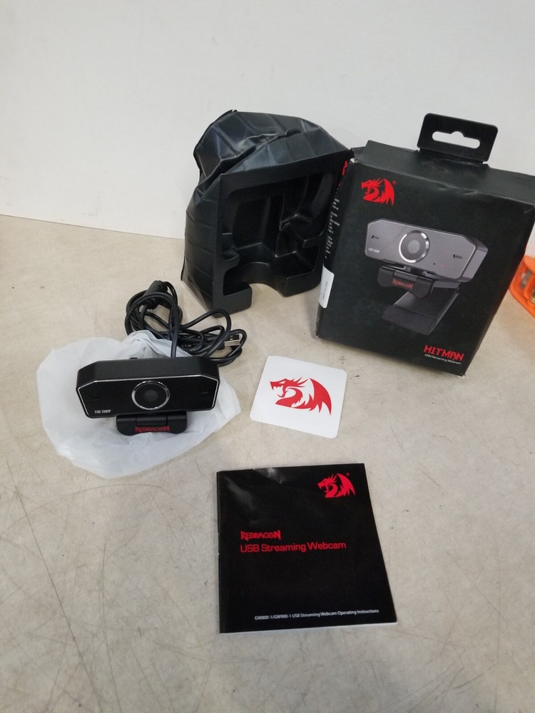 REDRAGON GW800-1 webcam 1920 x 1080 pixels USB Black