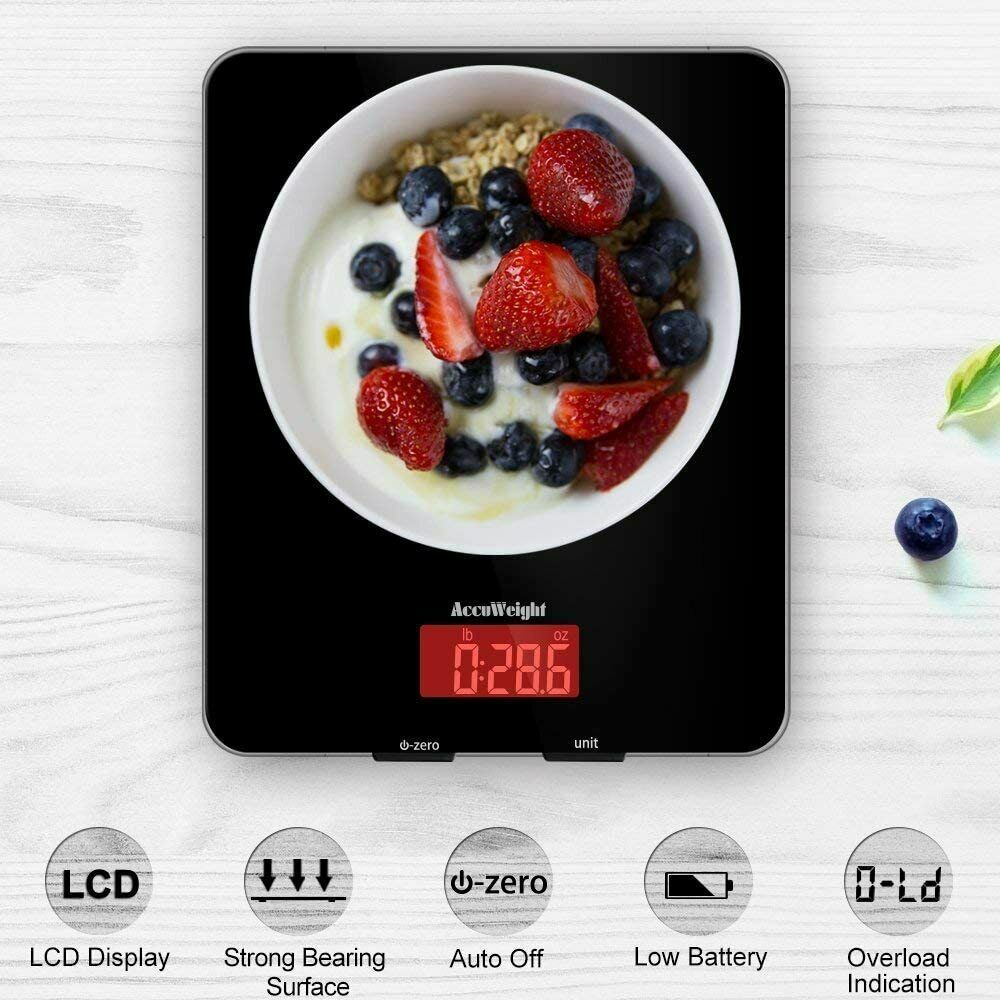 Digital Scale LCD Display Multifunction for Baking Kitchen Cooking 11lb Capacity
