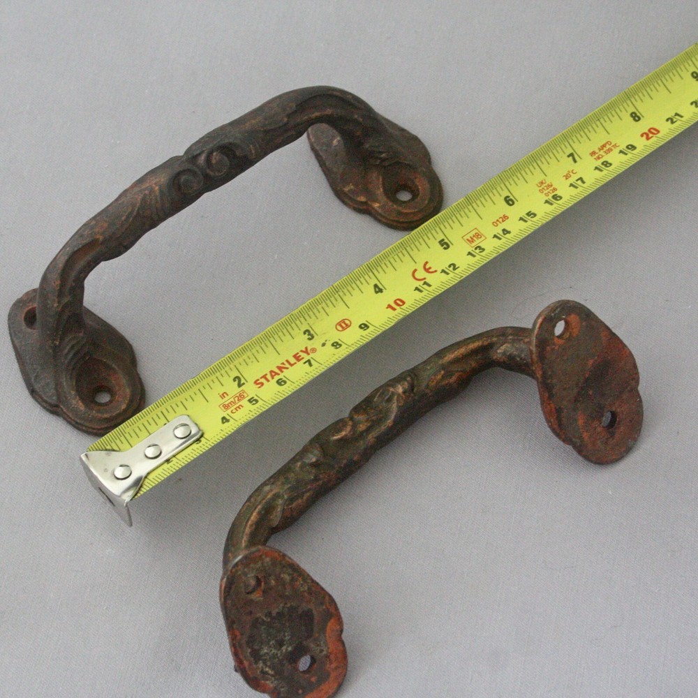 Pair Victorian Cast Iron Sash Window Lifts