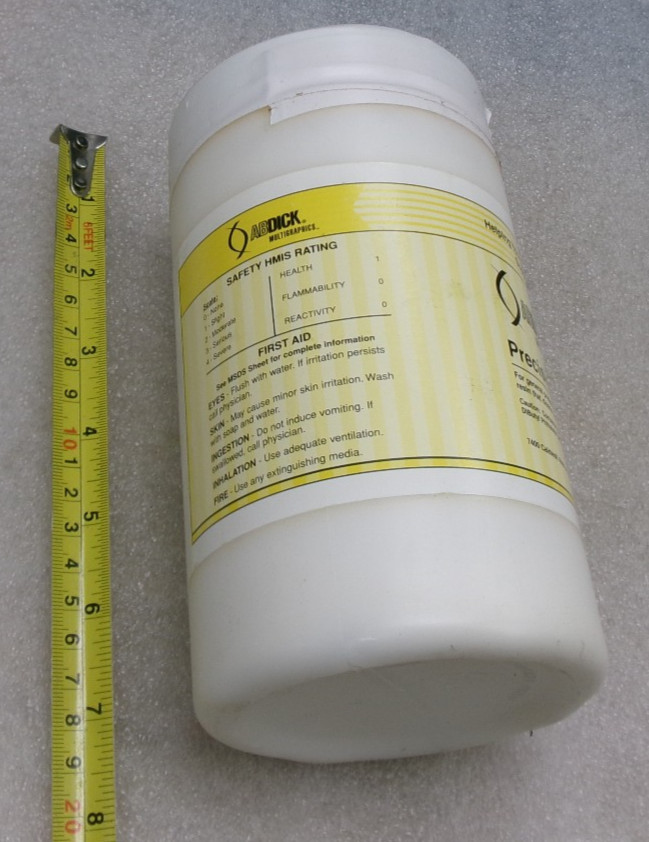ABDICK MULTIGRAPHICS PRECISION PADDING COMPOUND 1 QUART (.946 liters) #