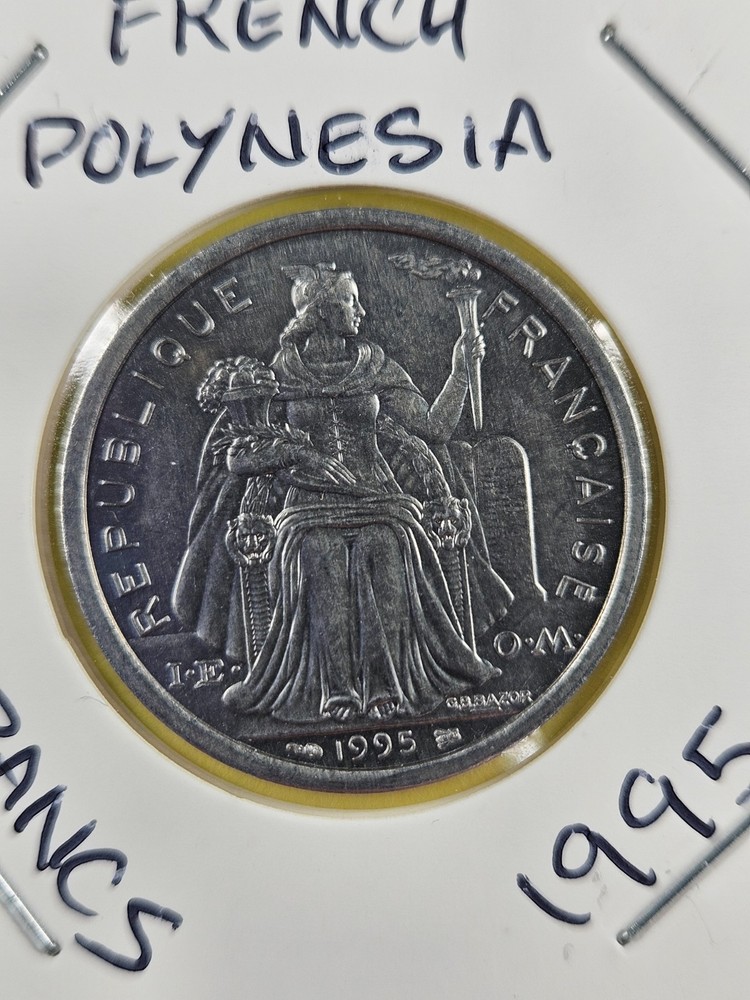 COINS - FRENCH POLYNESIA - 2 FRANCS 1995
