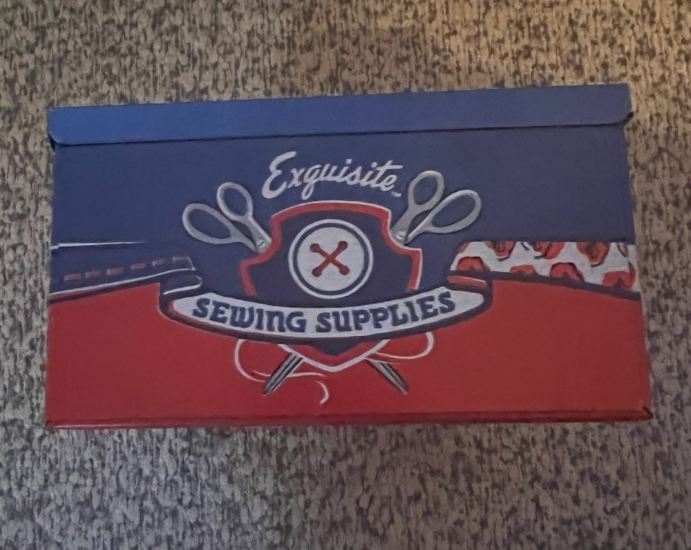 Vintage Sewing Supply Box