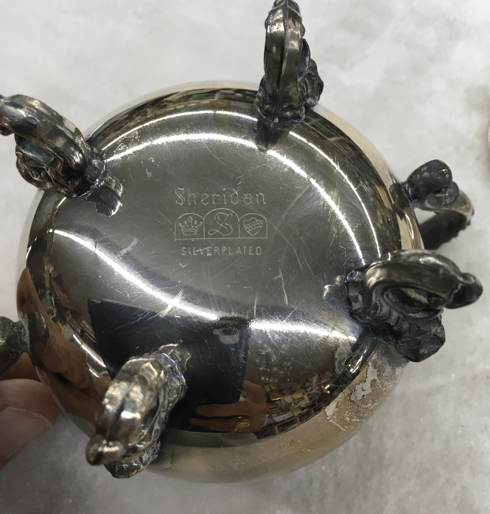 Sheridan Silver Plated Cream and Sugar Set