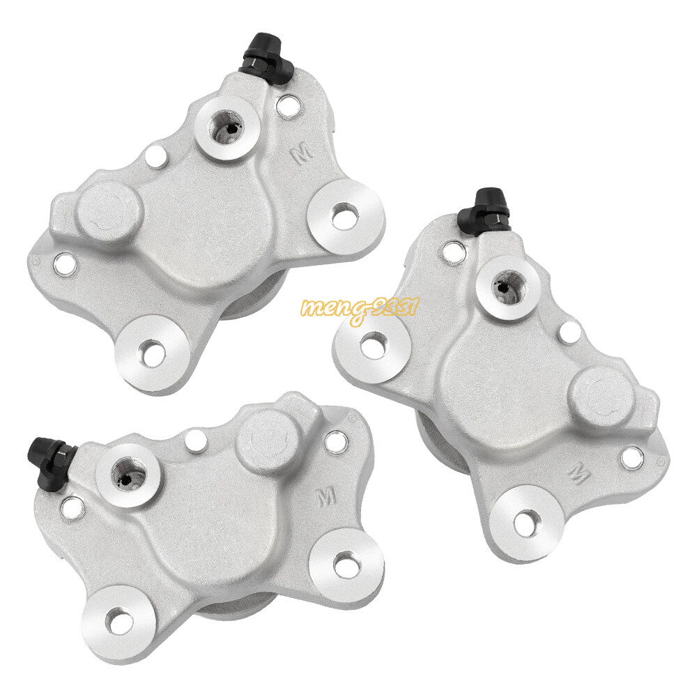 Front &Rear Brake Calipers for Arctic Cat 250 300 375 400 454 500 2x4 4X4 w/Pads