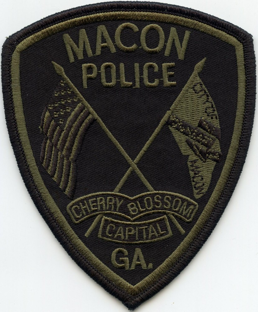 MACON GEORGIA Subdued Green POLICE PATCH