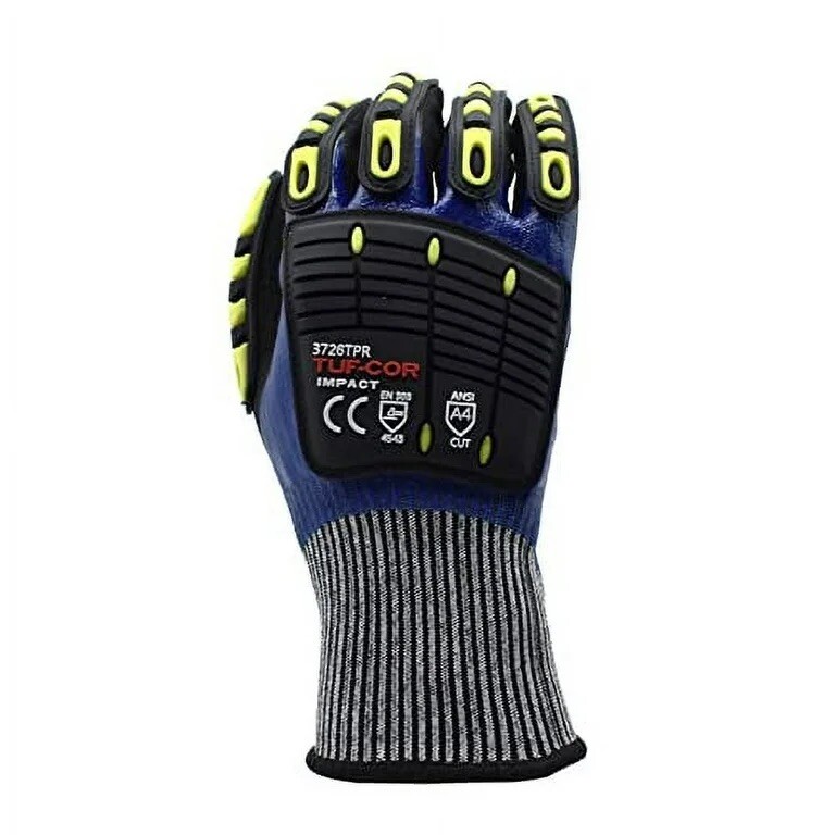 10 Pack Tuff Cor Impact Gloves XL