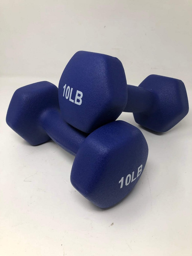10lbs Hex Dumbbells (x2)
