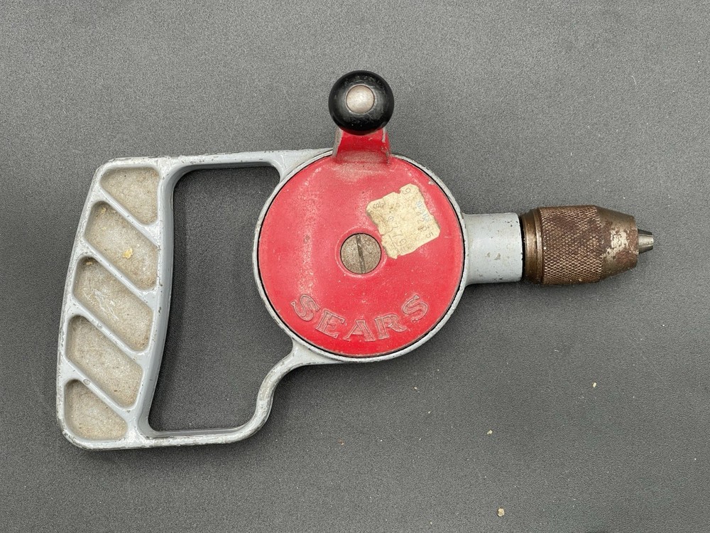 Vintage Sears Hand Crank Drill