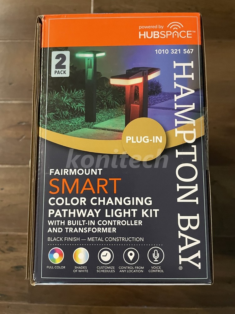 Hampton Bay Smart Color Changing Pathway Light Kit Controller Transformer