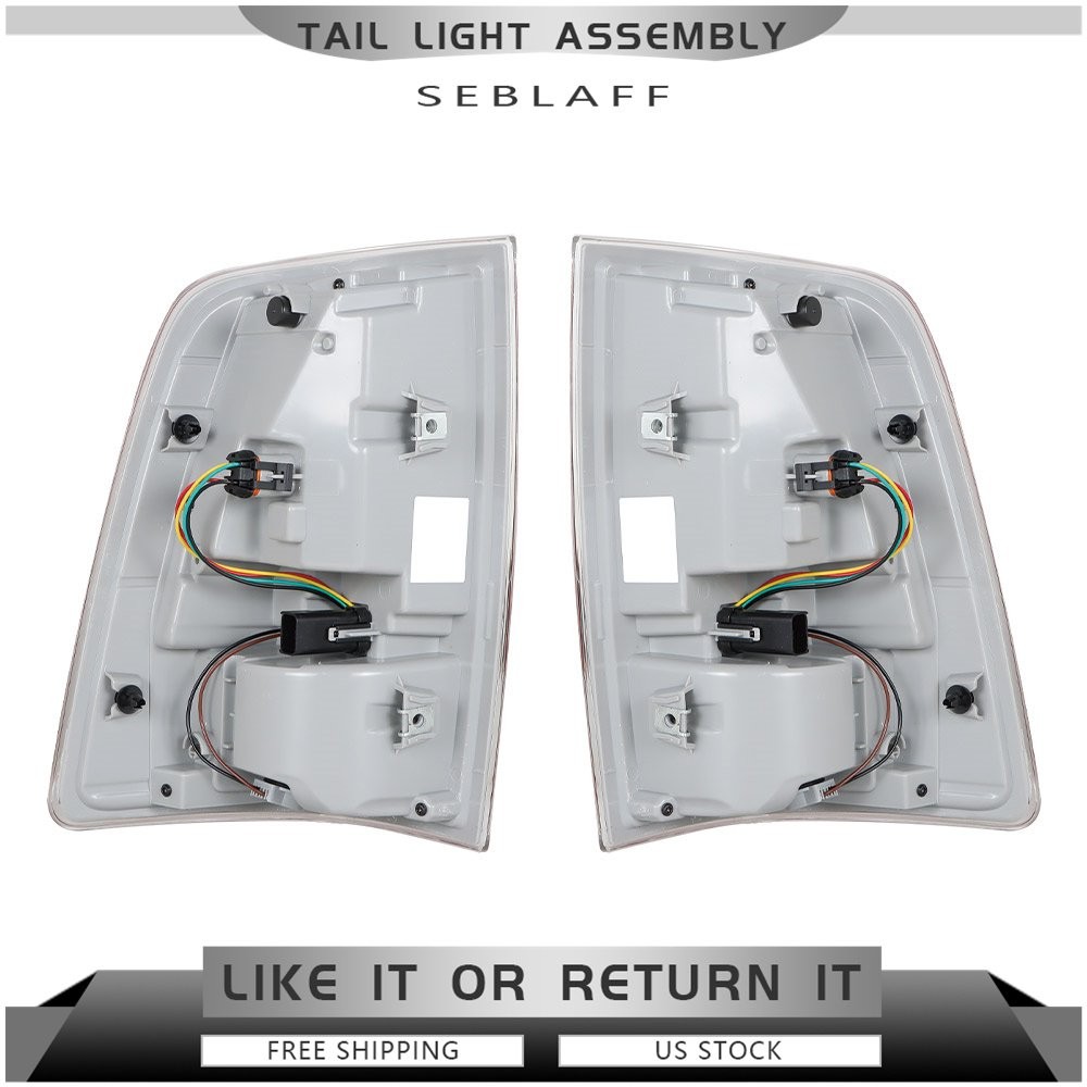 For RAM 1500 2500 3500 2013-2018 Chrome Interior LED Tail Light Right+Left Side