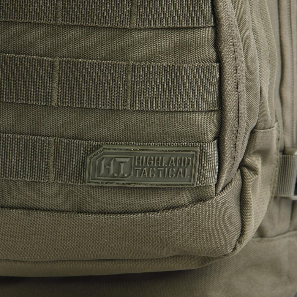 Highland Tactical Major Dark Green Heavy Duty Backpack MOLLE WEB HOOK-LOOP NWT